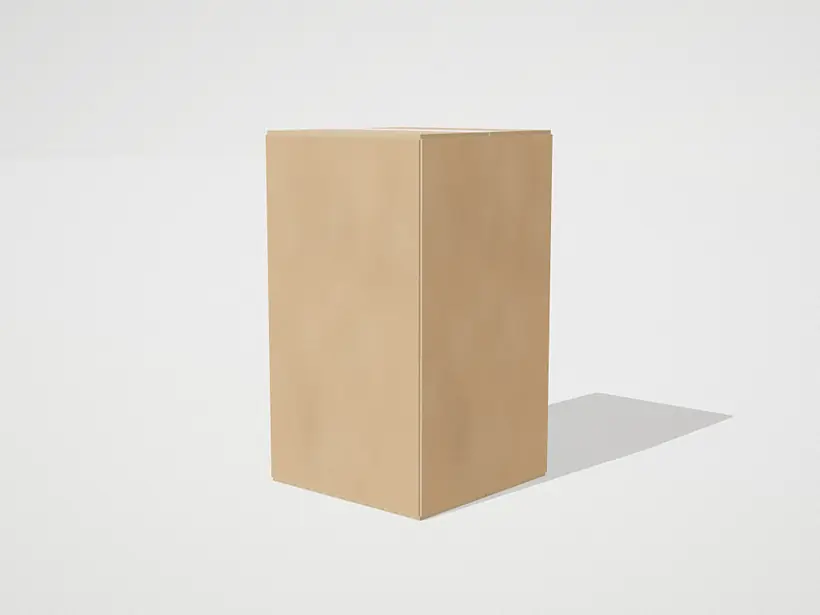 Corrugated box 6.1 × 6.1 × 10.65 in