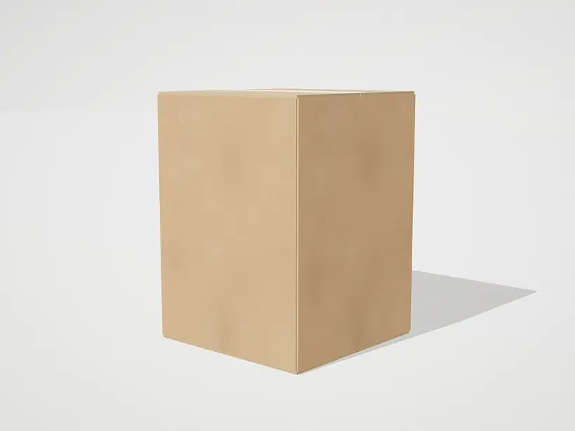 Corrugated box 8.27 × 8.27 × 11.22 in