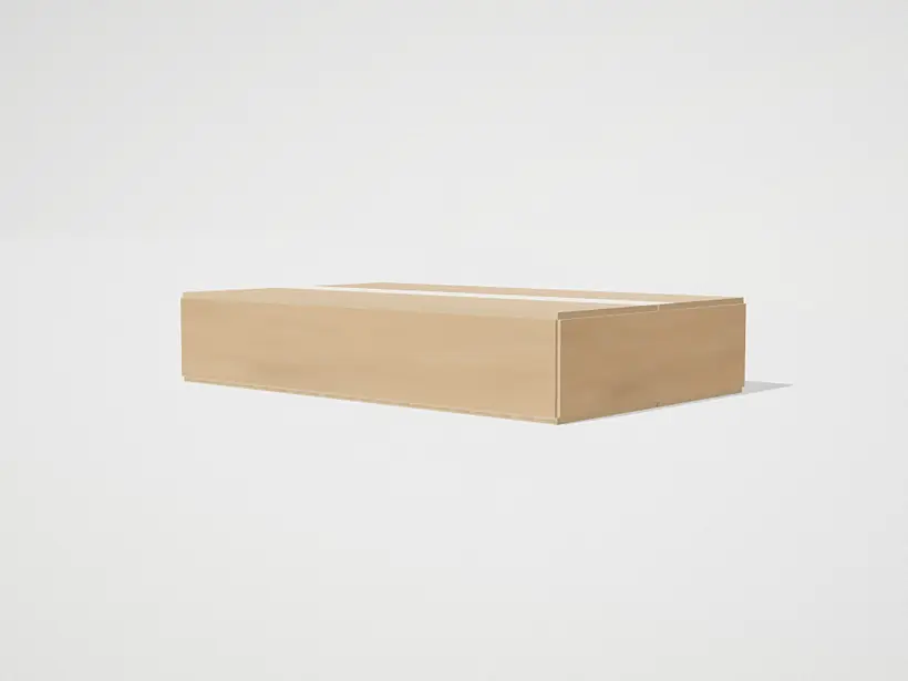 Corrugated box 36 × 22 × 6 in
