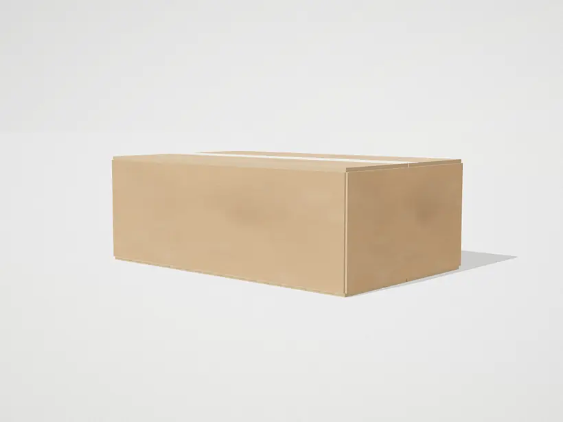 Corrugated box 36 × 22 × 12 in